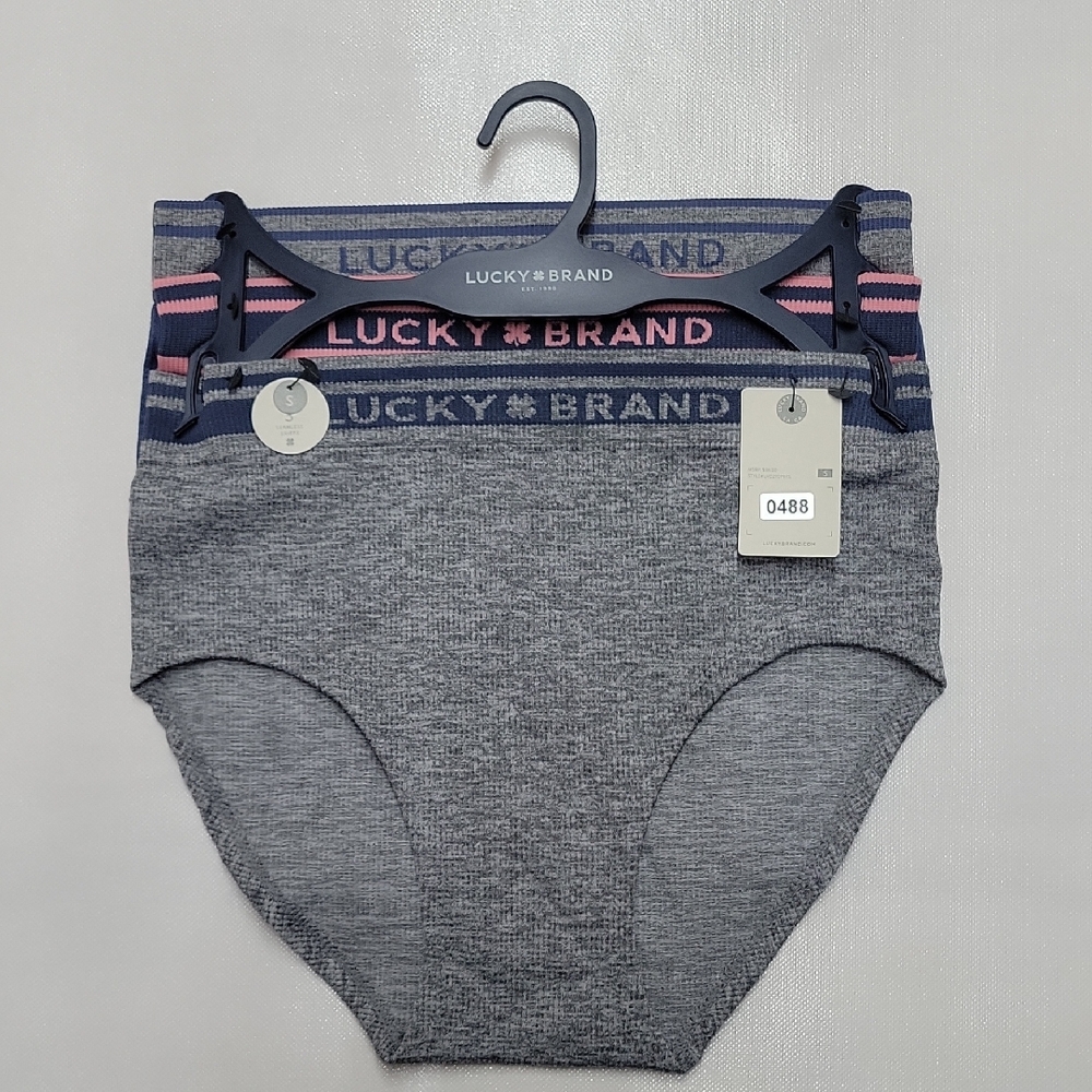 Lucky Brand Women's Gray Briefs Set